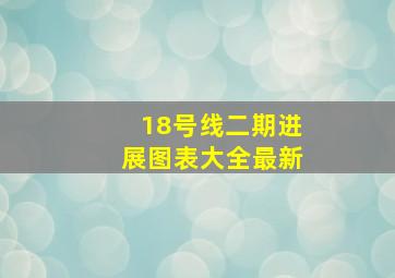 18号线二期进展图表大全最新