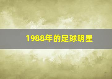 1988年的足球明星