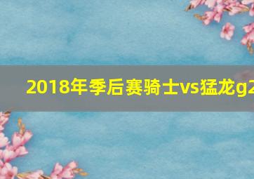 2018年季后赛骑士vs猛龙g2