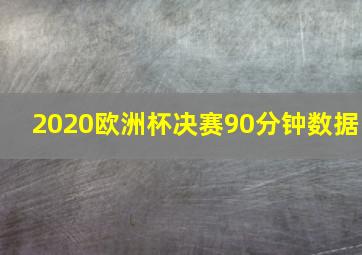 2020欧洲杯决赛90分钟数据