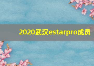 2020武汉estarpro成员