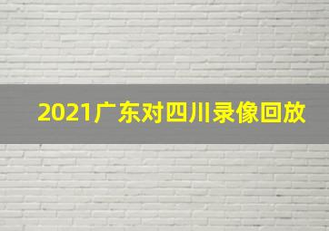 2021广东对四川录像回放