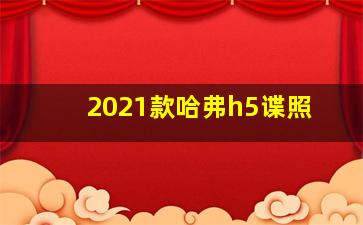 2021款哈弗h5谍照