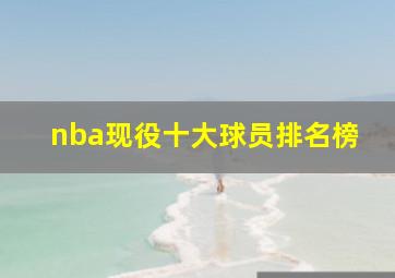 nba现役十大球员排名榜