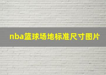 nba篮球场地标准尺寸图片