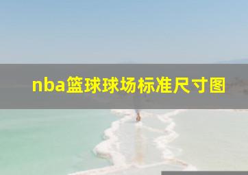 nba篮球球场标准尺寸图