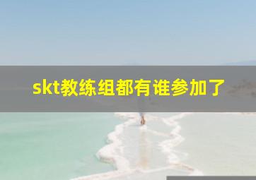 skt教练组都有谁参加了