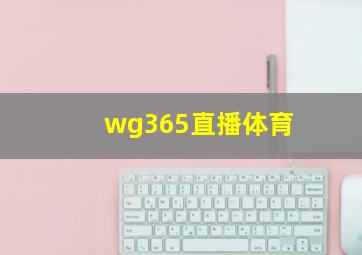 wg365直播体育