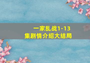 一家乱战1-13集剧情介绍大结局