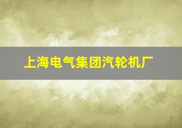 上海电气集团汽轮机厂