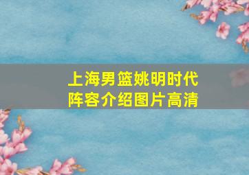 上海男篮姚明时代阵容介绍图片高清