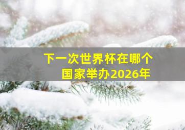 下一次世界杯在哪个国家举办2026年