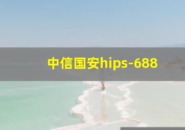 中信国安hips-688