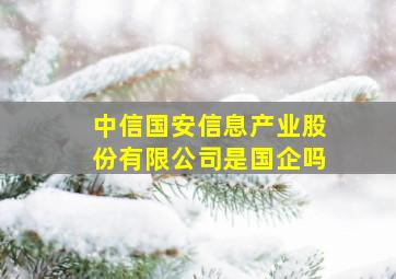 中信国安信息产业股份有限公司是国企吗