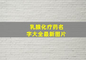 乳腺化疗药名字大全最新图片