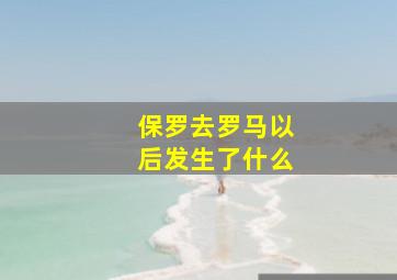 保罗去罗马以后发生了什么