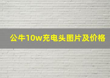 公牛10w充电头图片及价格