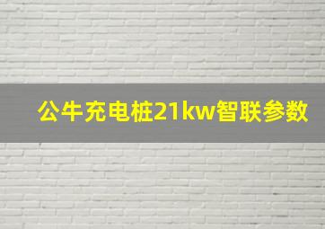 公牛充电桩21kw智联参数