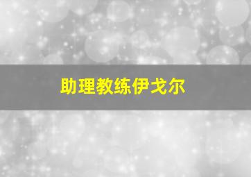 助理教练伊戈尔