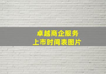 卓越商企服务上市时间表图片