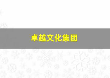 卓越文化集团