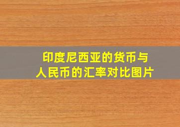 印度尼西亚的货币与人民币的汇率对比图片