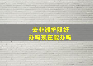 去非洲护照好办吗现在能办吗