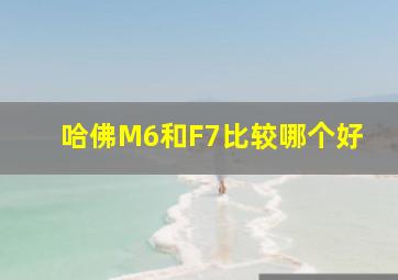 哈佛M6和F7比较哪个好