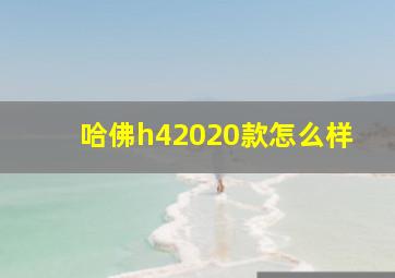 哈佛h42020款怎么样