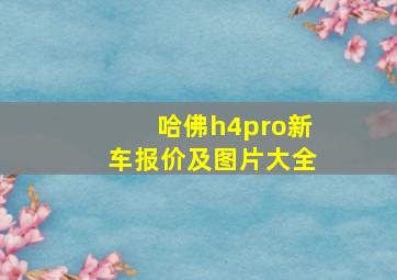 哈佛h4pro新车报价及图片大全