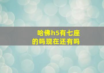 哈佛h5有七座的吗现在还有吗