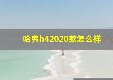 哈弗h42020款怎么样