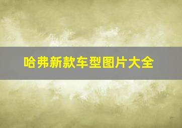 哈弗新款车型图片大全