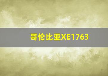 哥伦比亚XE1763