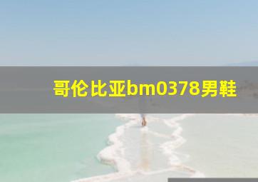 哥伦比亚bm0378男鞋