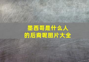 墨西哥是什么人的后裔呢图片大全