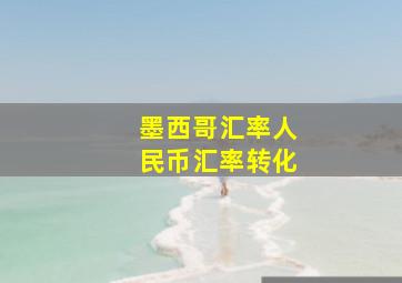 墨西哥汇率人民币汇率转化