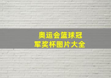 奥运会篮球冠军奖杯图片大全