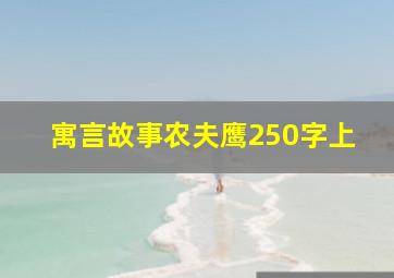 寓言故事农夫鹰250字上