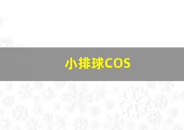 小排球COS