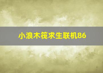 小浪木筏求生联机86