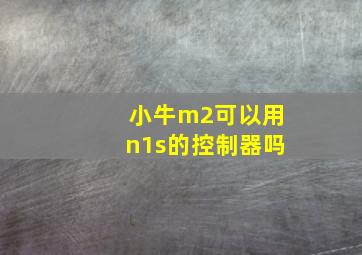 小牛m2可以用n1s的控制器吗