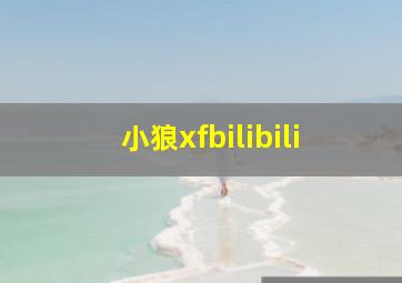 小狼xfbilibili