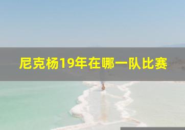 尼克杨19年在哪一队比赛