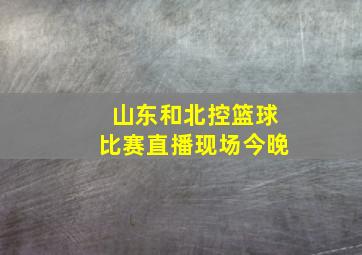 山东和北控篮球比赛直播现场今晚