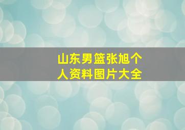 山东男篮张旭个人资料图片大全