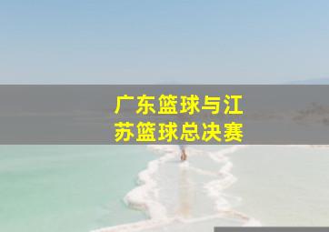 广东篮球与江苏篮球总决赛