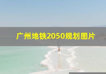 广州地铁2050规划图片