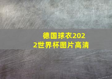 德国球衣2022世界杯图片高清