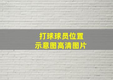 打球球员位置示意图高清图片